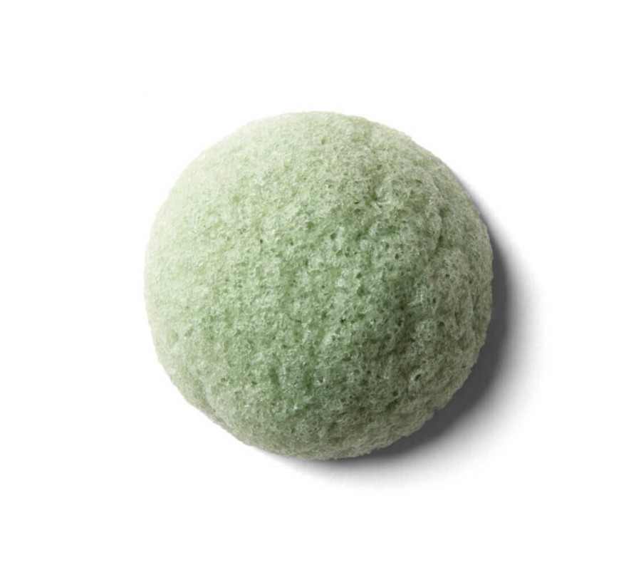 Спонж із зеленим чаєм Green Tea Konjac Sponge Erborian, 1шт