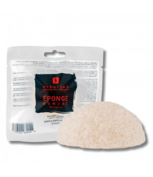 Деликатный спонжик-эксфолиант для лица и тела Accessories Konjac Sponge Erborian, 1шт