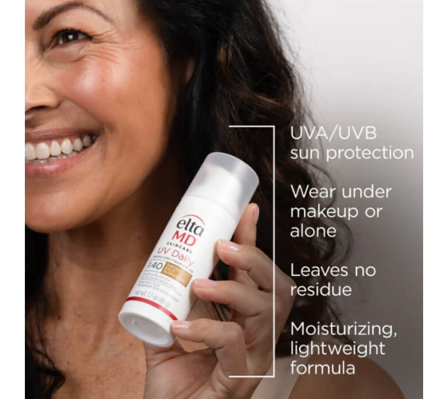 Зволожуючий сонцезахисний крем для обличчя UV Daily Sunscreen Wide Spectrum SPF 40 EltaMD, 48 г