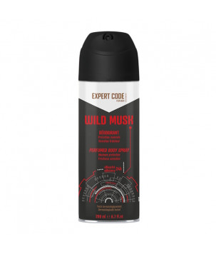 Дезодорант для чоловіків For Men Deodorant Wild Musk Expert code, 200 мл