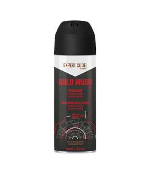 Дезодорант для чоловіків For Men Deodorant Wild Musk Expert code, 200 мл