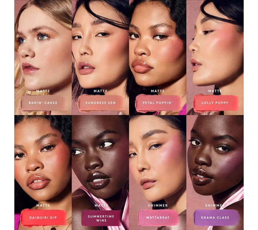 Рум'яна Cheeks Suede Powder Blush Fenty Beauty, № 11 Bubbleband$ 4 г