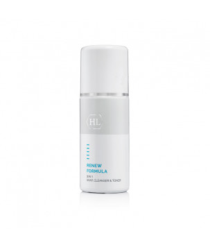 Очищувальний засіб для обличчя Holy Land Cosmetics Renew Formula 3 In 1 Soap, Cleanser & Toner, 150 мл