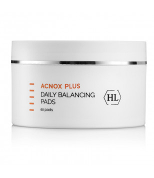 Диски для лица смоченные лосьоном Holy Land Cosmetics Acnox Daily Balancing Pads, 60 шт