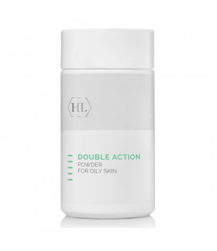Защитная пудра Holy Land Double Action Powder для жирной кожи лица, 45 г