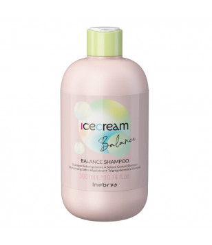 Шампунь для жирной кожи головы Ice Cream Balance Shampoo Inebrya, 300  мл