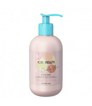 Молочко 15в1 для укладання кучерявого волосся Ice Cream Curly Plus Curl One 15in1 Inebrya, 200  мл