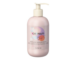 Inebrya Ice Cream Dry-T Leave-In Conditioner — поживний незмивний кондиціонер для волосся, 300 мл