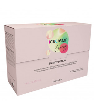 Лосьйон проти випадіння волосся Ice Cream Energy Lotion Intensive Ampoules Inebrya, 12x10  мл