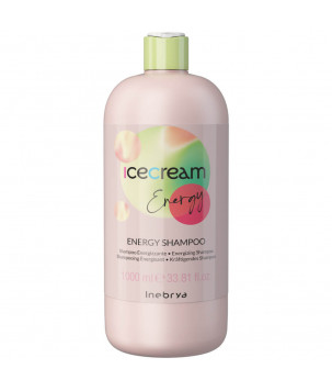 Тонізуючий шампунь проти випадання волосся Ice Cream Energy Shampoo Inebrya, 1000  мл