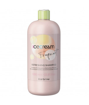 Освіжаючий шампунь з м'ятою Frequent Ice Cream Refreshing Shampoo Inebrya, 1000  мл