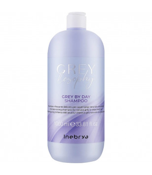 Тонирующий шампунь для натуральных, седых и блондированных волос Grey By Day Shampoo Inebrya, 1000