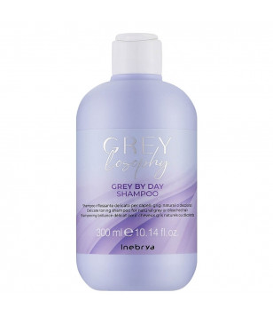 Тонуючий шампунь для натурального, сивого та блондованого волосся Grey By Day Shampoo Inebrya, 300  мл