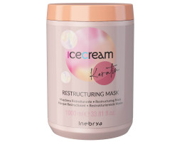 Inebrya Ice Cream Keratin Restructuring Mask — восстанавливающая маска с кератином, 1000 мл