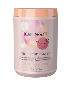 Відновлююча маска з кератином Ice Cream Keratin Restructuring Mask Inebrya, 1000  мл
