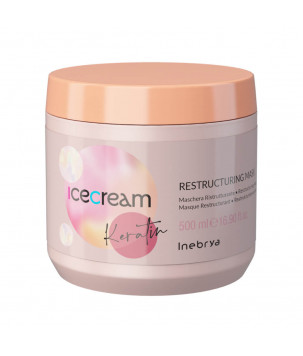 Відновлююча маска з кератином Ice Cream Keratin Restructuring Mask Inebrya, 500  мл