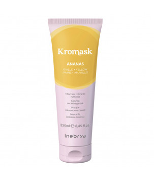 Тонувальна маска для волосся KroMask Nourishing Colour Mask Inebrya Yellow, 250  мл