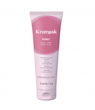 Тонирующая маска для волос KroMask Nourishing Colour Mask Inebrya Pink, 250  мл