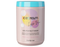 Inebrya Ice Cream Liss-Pro Liss Perfect Mask — маска для жорсткого й неслухняного волосся, 1000 мл