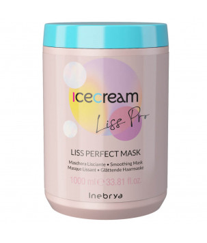 Маска для жорсткого та неслухняного волосся Ice Cream Liss-Pro Liss Perfect Mask Inebrya, 1000  мл