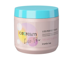 Inebrya Ice Cream Liss-Pro Liss Perfect Mask — маска для жорсткого й неслухняного волосся, 500 мл
