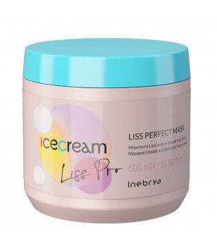 Маска для жестких и непослушных волос Ice Cream Liss-Pro Liss Perfect Mask Inebrya, 500  мл