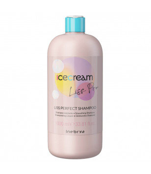 Шампунь для жестких и непослушных волос Ice Cream Liss-Pro Liss Perfect Shampoo Inebrya, 1000  мл