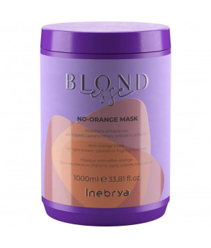 Маска для фарбованого волосся, проти помаранчевого кольору Blondesse No-Orange Mask Inebrya, 1000  мл