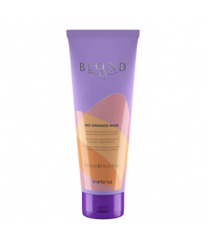 Маска для фарбованого волосся, проти помаранчевого кольору Blondesse No-Orange Mask Inebrya, 250  мл