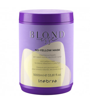 Маска для осветленных или седых волос Blondesse No-Yellow Mask Inebrya, 1000  мл