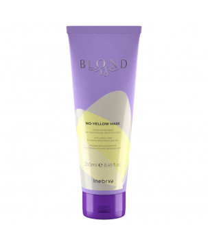 Маска для осветленных или седых волос Blondesse No-Yellow Mask Inebrya, 250  мл