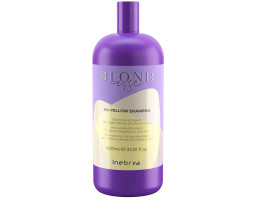 Шампунь для освітленого або сивого волосся Blondesse No-Yellow Shampoo Inebrya, 1000  мл
