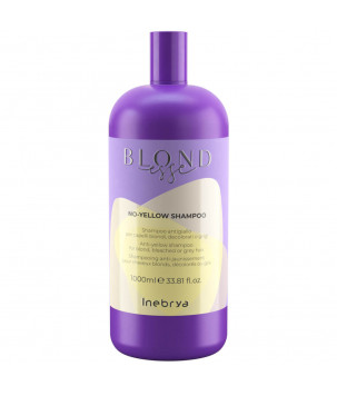 Шампунь для освітленого або сивого волосся Blondesse No-Yellow Shampoo Inebrya, 1000  мл