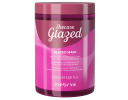 Inebrya Shecare Glazed Mask — маска для блиску волосся з ефектом глянцю, 1000 мл