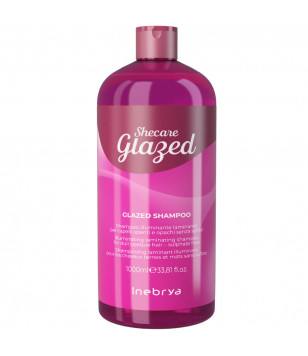 Шампунь для блеска волос с эффектом глазирования Shecare Glazed Shampoo Inebrya, 1000  мл
