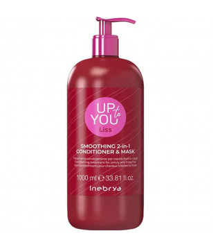 Маска-кондиционер 2 в 1 для разглаживания вол.Up To You Smoothing 2-in-1 Mask&Cond Inebrya, 1000 мл