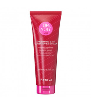 Маска-кондиционер 2 в 1 для разглаживания вол.Up To You Smoothing 2-in-1 Mask&Cond Inebrya, 250 мл
