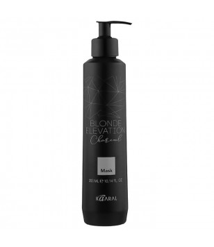 Черная тонирующая угольная маска для волос Blonde Elevation Charcoal Mask Kaaral, 300 мл