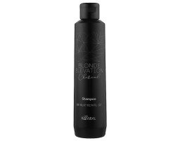 Чорний вугільний тонуючий шампунь для волосся Blonde Elevation Charcoal Shampoo Kaaral, 300 мл