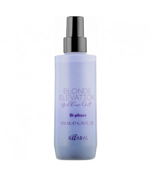 Двофазний незмивний спрей для освітленого волосся Blonde Elevation Yellow Out Bi-phase Kaaral, 200 мл