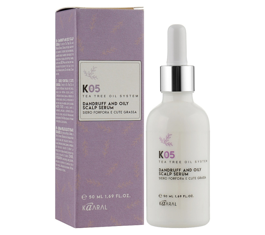 Капли направленного действия против жирной перхоти K05 Dandruff And Oily Sclap Serum Kaaral, 50 мл