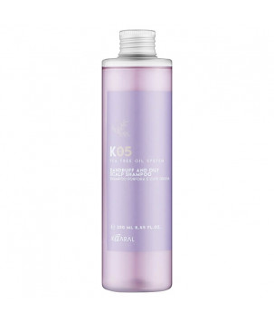 Шампунь проти лупи й жирної шкіри голови K05 Dandruff And Oily Sclap Shampoo Kaaral, 250 мл