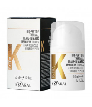 Незмивна термомаска для волосся з біопептидами Kaaral, 50 мл
