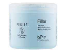 Маска-філер для волосся з кератином і гіалуроновою кислотою Purify Filler Mask Kaaral, 500 мл