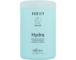 Kaaral Purify Hydra Conditioner — зволожувальний крем-кондиціонер з протеїнами рисового молочка і мигдальною олією, 1000 мл