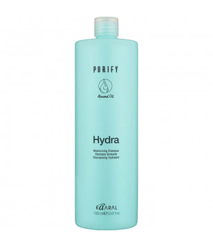 Зволожувальний шампунь з протеїнами рисового молочка і мигдальною олією Purify Hydra Shampoo Kaaral, 1000 мл