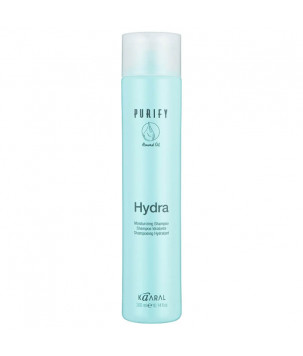 Зволожувальний шампунь з протеїнами рисового молочка і мигдальною олією Purify Hydra Shampoo Kaaral, 300 мл