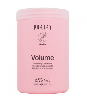 Крем-кондиціонер для тонкого волосся з екстрактом бамбука Purify Volume Conditioner Kaaral, 1000 мл