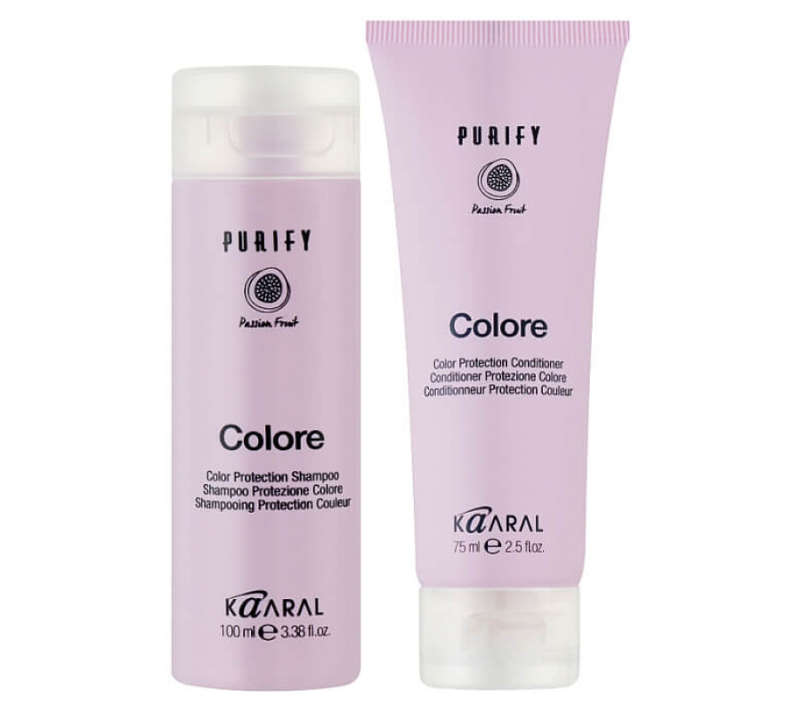 Дорожній набір Purify Color Travel Kit Kaaral, shm/100 мл + cond/75 мл