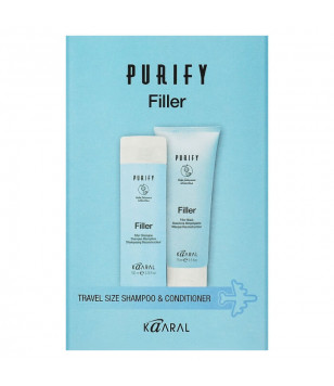 Дорожный набор Purify Filler Travel Kit Kaaral, shm/100 мл + cond/75 мл